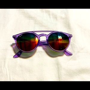 Ray-Ban purple retro sunglasses